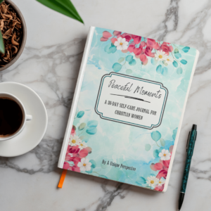 Christian Self-Care Journal for Women – Peaceful Moments (Printable PDF)